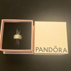 Pandora heart charm. Silver